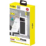 KP-97 Solar Power Bank 10000mAh με 2 θύρες USB-A Λευκό
