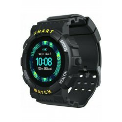 Smartwatch Z19 με μαύρο όργανο παρακολούθησης καρδιακών παλμών
