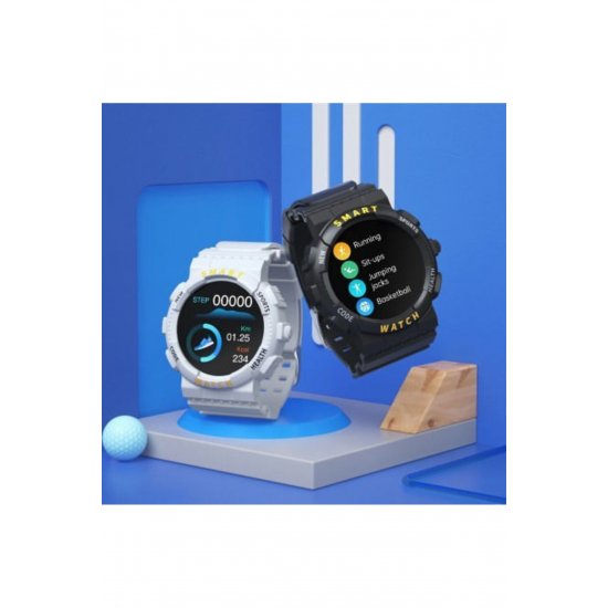 Smartwatch Z19 με μαύρο όργανο παρακολούθησης καρδιακών παλμών