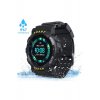 Smartwatch Z19 με μαύρο όργανο παρακολούθησης καρδιακών παλμών