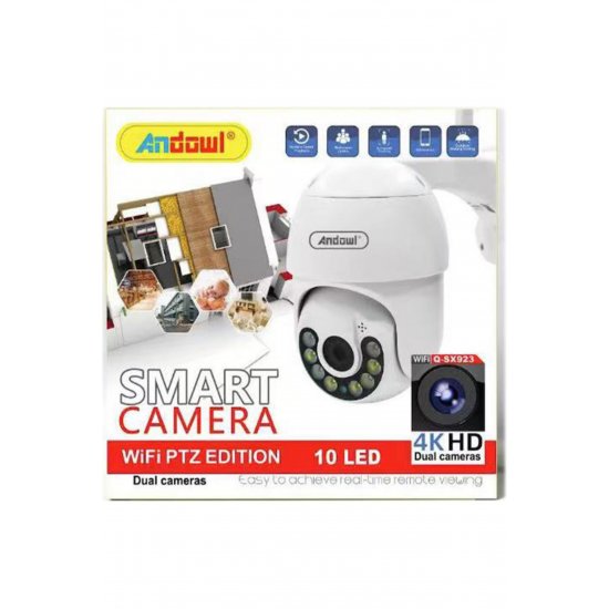 Q-SX923 IP Κάμερα επιτήρησης Wi-Fi Full HD 1080p Αδιάβροχη με αμφίδρομη επικοινωνία και φακό 3,6 mm Q-SX923 IP Κάμερα επιτήρησης Wi-Fi Full HD 1080p Αδιάβροχη με αμφίδρομη επικοινωνία και φακό 3,6 mm