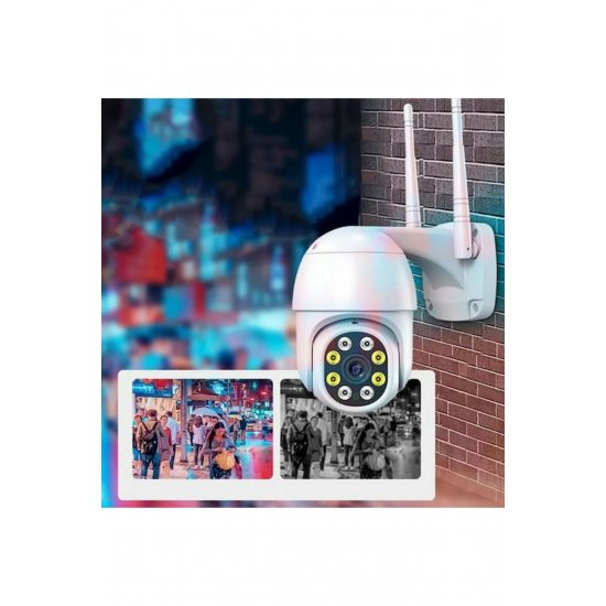 PR16-JORTAN-8170QJ Κάμερα επιτήρησης IP Wi-Fi Full HD 1080p Αδιάβροχη με αμφίδρομη επικοινωνία και φακό 3,6 mm