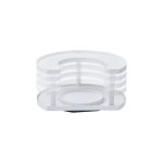 Spice Plastic Επιτραπέζιο Περιστρεφόμενο Σχάρα Μπαχαρικών Λευκό