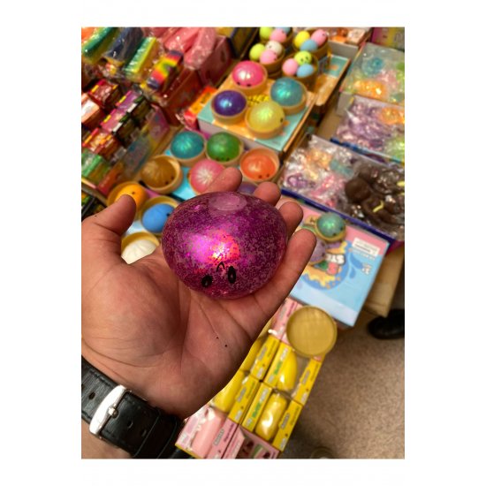 Squishy Antistress Toy Translucent Dumpling με Glitter, Στρογγυλό Σχήμα Kawaii, Φωτάκια και Sensory Gel Texture, με διαφορετική χρωματική έκπληξη σε κάθε κουτί Squishy Antistress Toy Translucent Dumpling με Glitter, Στρογγυλό Σχήμα Kawaii, Φωτάκια και Sensory Gel Texture, με διαφορετική χρωματική έκπληξη σε κάθε κουτί