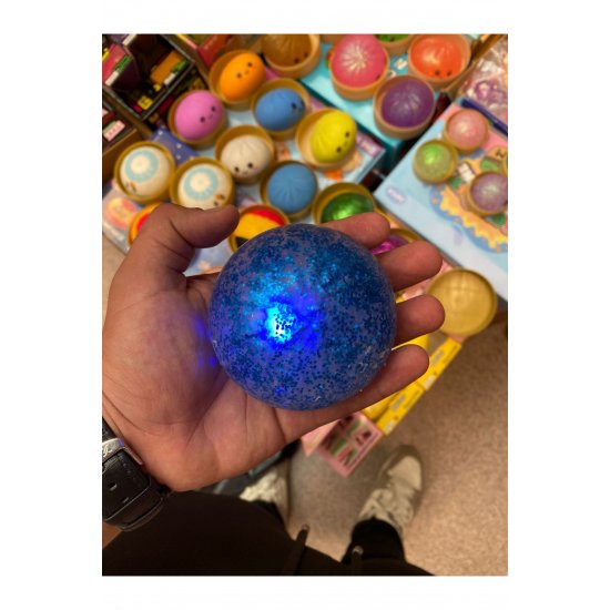 Squishy Antistress Toy Translucent Dumpling με Glitter, Στρογγυλό Σχήμα Kawaii, Φωτάκια και Sensory Gel Texture, με διαφορετική χρωματική έκπληξη σε κάθε κουτί Squishy Antistress Toy Translucent Dumpling με Glitter, Στρογγυλό Σχήμα Kawaii, Φωτάκια και Sensory Gel Texture, με διαφορετική χρωματική έκπληξη σε κάθε κουτί