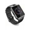 DZ09 Smartwatch 43mm με SIM (Ασημί)