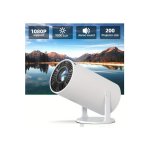 PR80 6954215478543 Mini Projector LCD Λάμπα LED με ενσωματωμένα ηχεία Λευκό