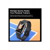 H28 Smartwatch με μόνιτορ καρδιακού παλμού (Μαύρο)