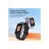 H28 Smartwatch με μόνιτορ καρδιακού παλμού (Μαύρο)