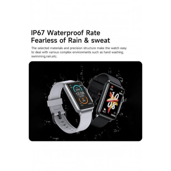 H28 Smartwatch με μόνιτορ καρδιακού παλμού (Μαύρο)