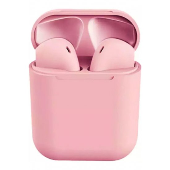 Ακουστικά in-ear Bluetooth Handsfree με θήκη φόρτισης κίτρινη