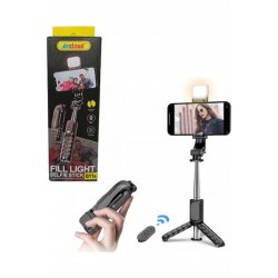 Selfie Stick με Τηλεχειριστήριο Q11S Μαύρο
