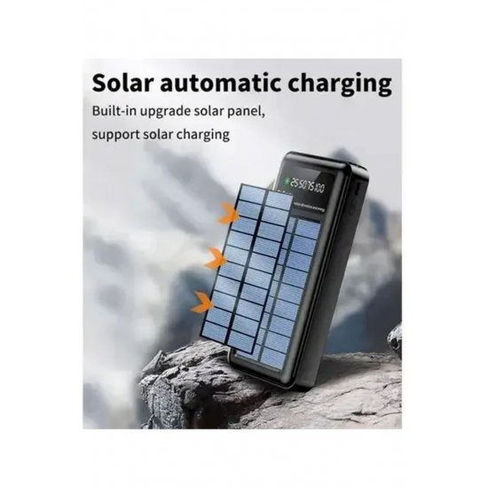 KP-97 Solar Power Bank 10000mAh με 2 θύρες USB-A Μαύρη KP-97 Solar Power Bank 10000mAh με 2 θύρες USB-A Μαύρη
