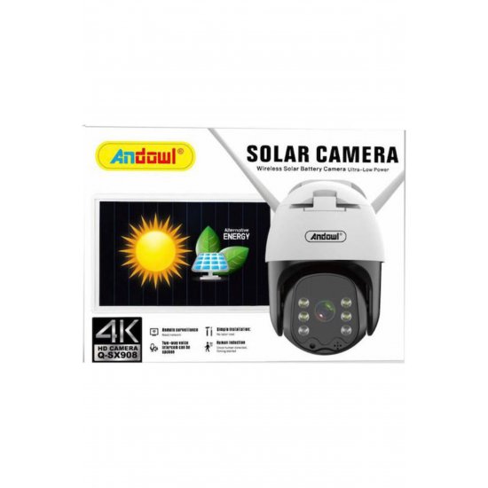 Q-SX908 IP κάμερα παρακολούθησης Wi-Fi 4K αδιάβροχη μπαταρία που τροφοδοτείται με αμφίδρομη επικοινωνία