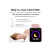 Smartwatch Y68 με μόνιτορ καρδιακού παλμού (ροζ)