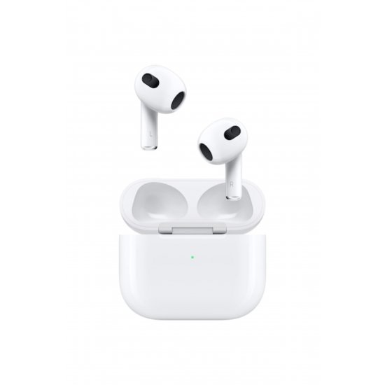 AirPods 3 (2022), Θήκη φόρτισης Lightning, Λευκό, Συμβατό με την Apple