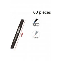 Motarro MP001 3104-5 Μαρκαδόροι Σχεδίου 1mm Σετ Διπλό Μύτη 60τμχ Κωδ: 81005JKL80BL