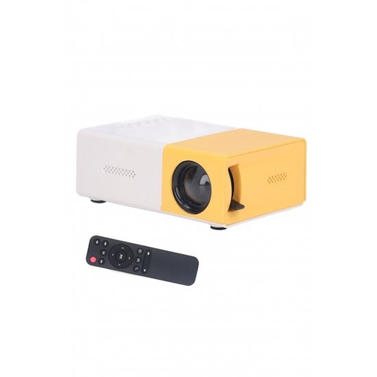 Φορητός μίνι προβολέας «Home Cinema», Τηλεχειριστήριο, HD 1920x1080 px, HDMI/USB