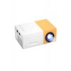 Mini Projector, Vamvo, 1080P, Λευκό/Πορτοκαλί