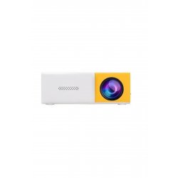 Μίνι φορητός προβολέας, 24 W, 13 * 8,5 * 4,5 cm, HDMI, USB, Λευκό, ABS