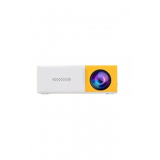 Μίνι φορητός προβολέας, 24 W, 13 * 8,5 * 4,5 cm, HDMI, USB, Λευκό, ABS Μίνι φορητός προβολέας, 24 W, 13 * 8,5 * 4,5 cm, HDMI, USB, Λευκό, ABS