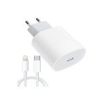 Φορτιστής για iPhone, USB Type-C, Γρήγορη φόρτιση, Ισχύς 20W, Λευκό
