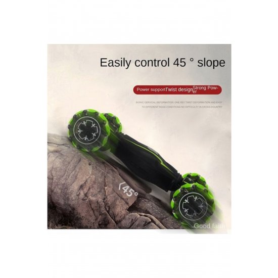 SY057 Spray Distortion Τηλεκατευθυνόμενο αυτοκίνητο stunt Πράσινο