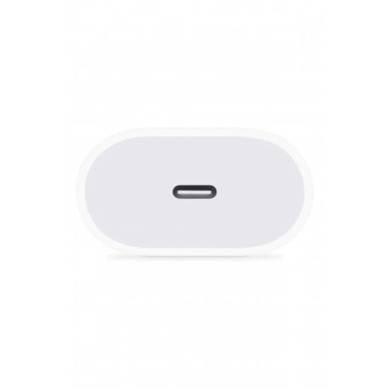 Φορτιστής Super Fast Charge συμβατός με Apple, 20 W, USB-C σε USB-C, χωρίς καλώδιο, Λευκό