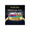 Έξυπνο ρολόι M9 Ultra Max 46 mm με μόνιτορ καρδιακών παλμών (χρυσό)
