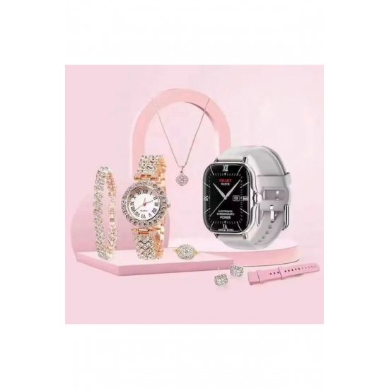 Ροζ Smartwatch A58 Plus 45mm