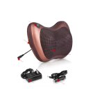 Μαξιλάρι μασάζ Shiatsu AT PERFORMANCE® με θέρμανση – Φορητό, Auto & Home, 3 Προγράμματα, Καφέ
