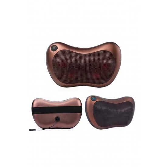 Μαξιλάρι μασάζ Shiatsu AT PERFORMANCE® με θέρμανση – Φορητό, Auto & Home, 3 Προγράμματα, Καφέ