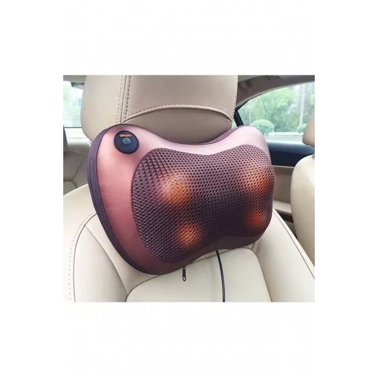 Μαξιλάρι μασάζ Shiatsu AT PERFORMANCE® με θέρμανση – Φορητό, Auto & Home, 3 Προγράμματα, Καφέ