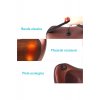 Neck Pro 20W Massager, Αυχενικό ή οσφυϊκό μαξιλάρι, Θέρμανση, βύσμα και αντάπτορας αυτοκινήτου, καφέ