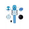 Μικρόφωνο Karaoke, Bluetooth, Ηχητικά εφέ, LED, Μπλε Μικρόφωνο Karaoke, Bluetooth, Ηχητικά εφέ, LED, Μπλε