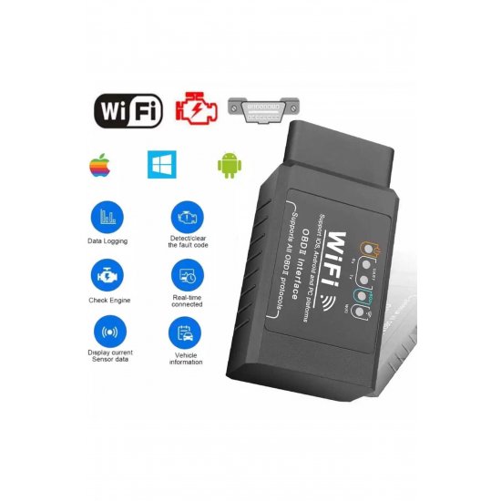 Wireless Car Fault Diagnostic OBDII με WIFI για Android και IOS Wireless Car Fault Diagnostic OBDII με WIFI για Android και IOS