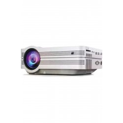 Λάμπα LED Q-A17 Mini Projector DLP (DMD) με ενσωματωμένα ηχεία Λευκό