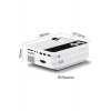 Λάμπα LED Q-A17 Mini Projector DLP (DMD) με ενσωματωμένα ηχεία Λευκό