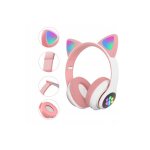 Ασύρματα ακουστικά για παιδιά, Bluetooth 5.0, ραδιόφωνο FM, συσκευή ανάγνωσης micro SD, εμβέλεια 10 m