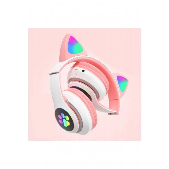Ασύρματα ακουστικά για παιδιά, Bluetooth 5.0, ραδιόφωνο FM, συσκευή ανάγνωσης micro SD, εμβέλεια 10 m