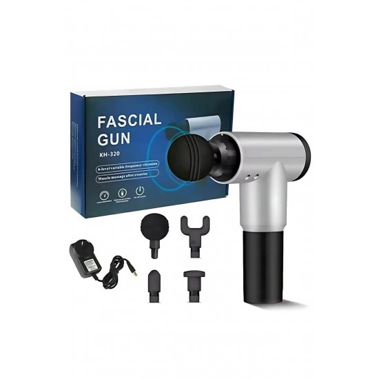 Intense Fascial Gun Massager, , Κατά της κυτταρίτιδας, τόνωση, χαλάρωση, 4 κεφαλές