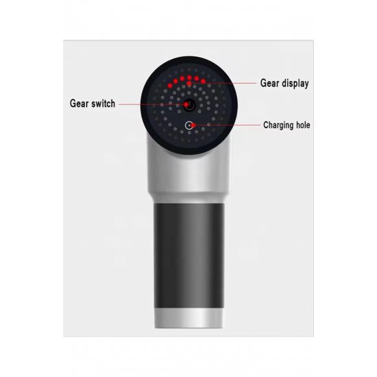 Intense Fascial Gun Massager, , Κατά της κυτταρίτιδας, τόνωση, χαλάρωση, 4 κεφαλές