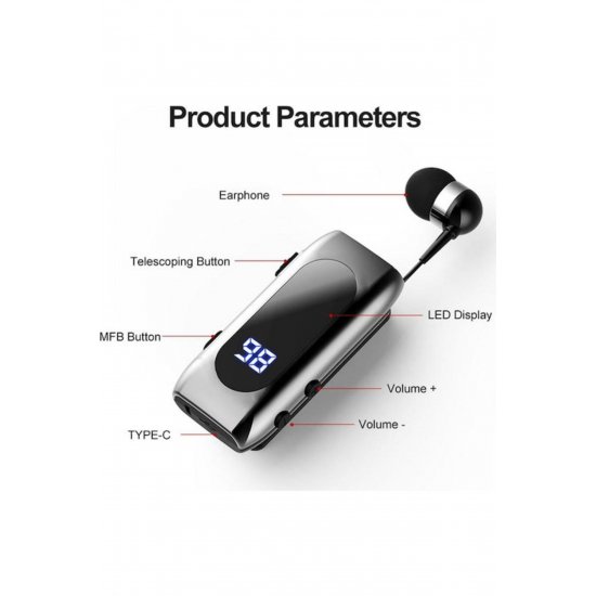 Κ55 Ακουστικό με Bluetooth Handsfree Πέτο Μαύρο Κ55 Ακουστικό με Bluetooth Handsfree Πέτο Μαύρο