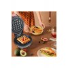 Mini Waffle Maker, Flippy, Πολυλειτουργική, Για το σπίτι και το ταξίδι, Compact 18x14,5x9,3 cm, Κόκκινο