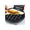 Mini Waffle Maker, Flippy, Πολυλειτουργική, Για το σπίτι και το ταξίδι, Compact 18x14,5x9,3 cm, Κόκκινο