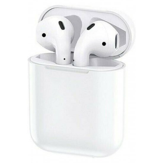 i500 Earbud Bluetooth Handsfree ακουστικά με θήκη φόρτισης Λευκή