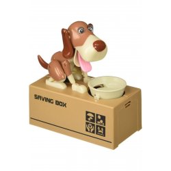 Παιχνίδι Hungry Dog My Dog Piggy Bank Παιδικό Κουτί Χρημάτων Πλαστικό Λευκό