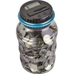 Smart Safe Jar Money Box Πλαστικό 1,8lt 20x12cm