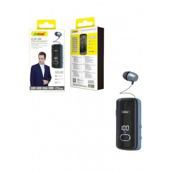 Ακουστικά Bluetooth Handsfree Q-EH580 Μαύρο Μπεζ