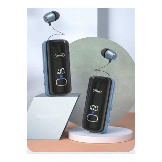 Ακουστικά Bluetooth Handsfree Q-EH580 Μαύρο Μπεζ
